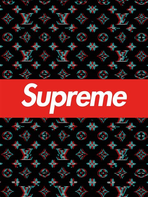 supreme lv wallpapers|louis vuitton supreme live wallpaper.